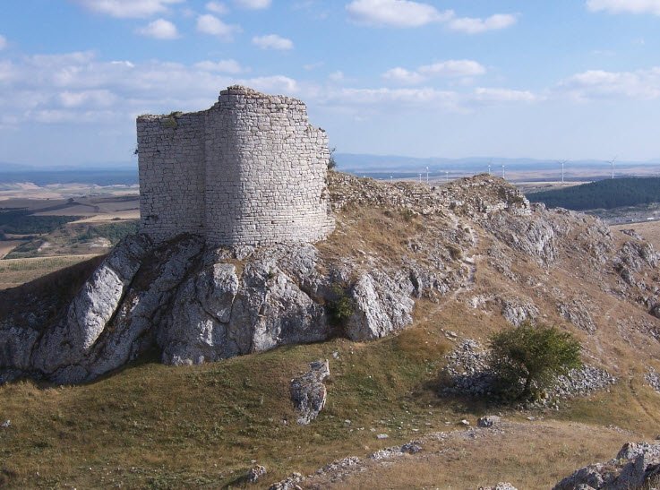 Castillo de Monasterio de Rodilla, Spain